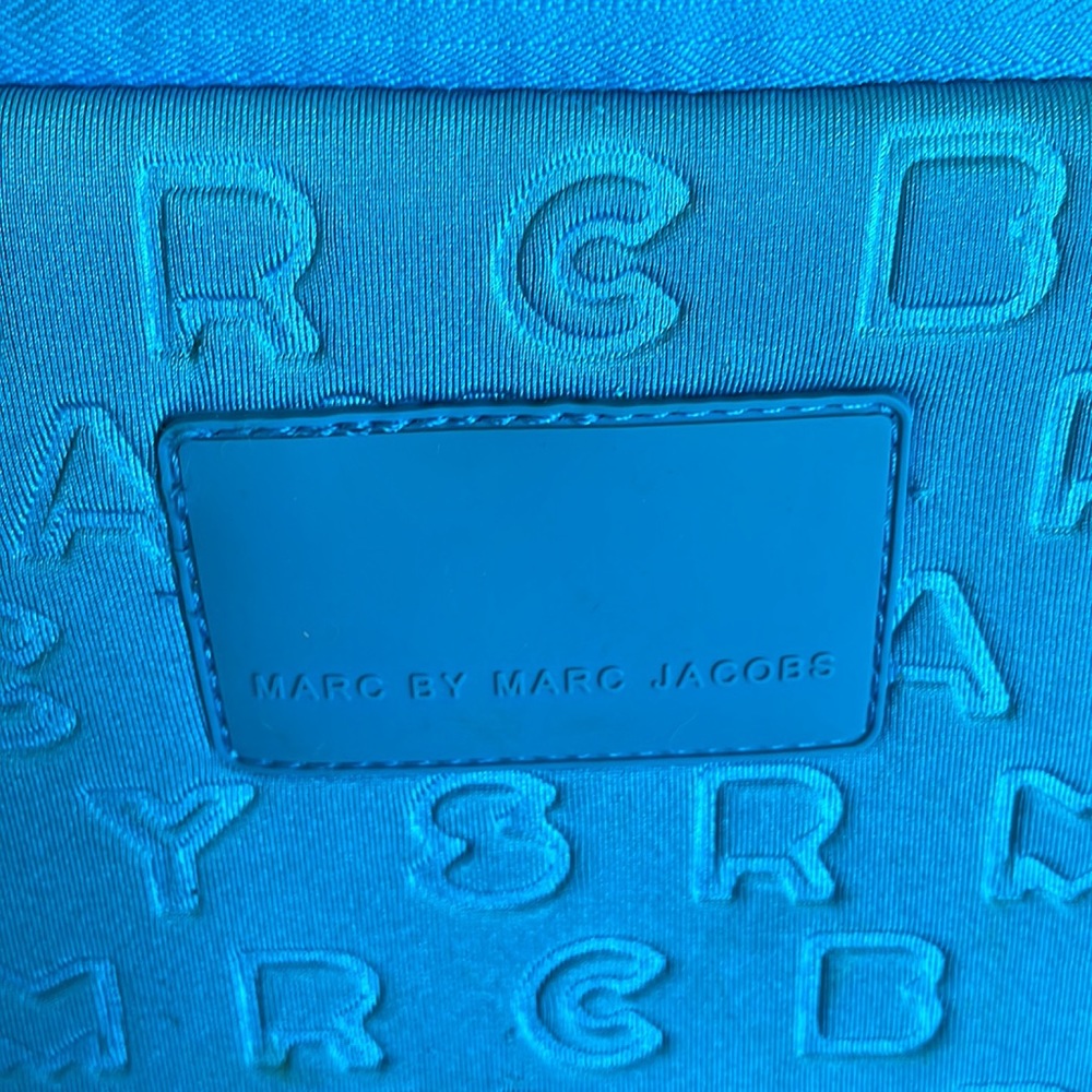 Turquoise Marc Jacobs Laptop Case